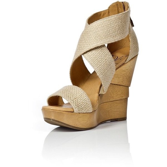 Diane Von Furstenberg Shoes - DVF Opal Crisscross Wedge Sandals